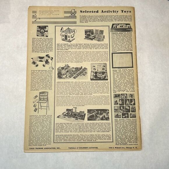 VTG Children's Activities For Home & School Magazine Book March 1944 - Picture 3 of 8